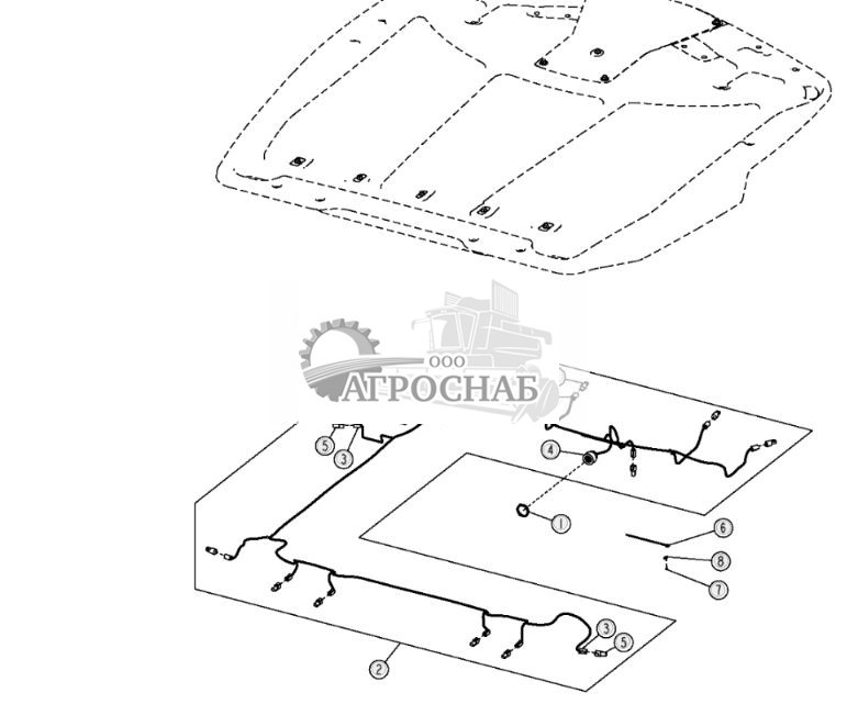 Жгут проводов крыши кабины - ST3460 414.jpg